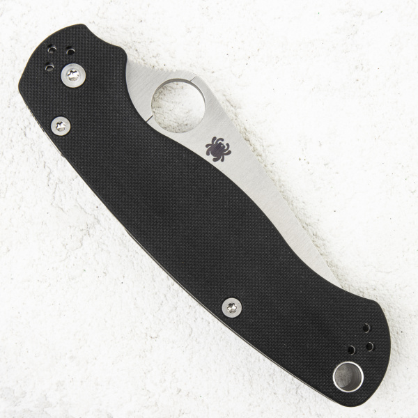 Нож Spyderco Paramilitary 2 LEFT HAND (Для левшей), CPM S45VN, G10 Black, C81GPLE2