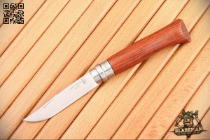 Нож Opinel №8, Нержавеющая сталь, Бубинга - складной туристические ножи из стали