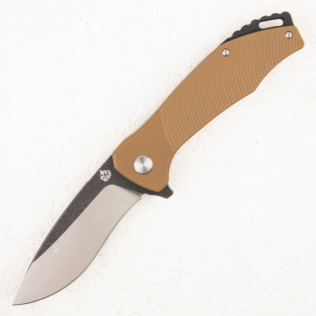 Нож QSP Raven, D2, G10 Brown
