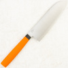 Нож Сантоку OWL SA160 F, N690 Cryo, G10 Orange