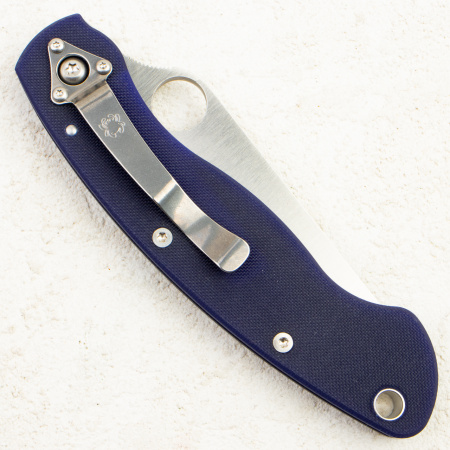 Нож Spyderco Military, CPM S110V, G10 Dark Blue, C36GPDBL Нож Spyderco Military, CPM S110V, G10 Dark Blue, C36GPDBL