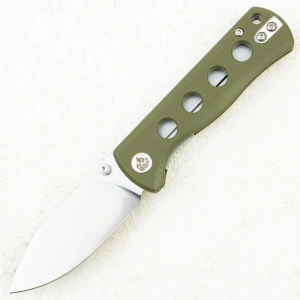 Нож QSP Canary Folder, 14C28N, Olive G10 Handle, QS150-F1 - складной туристические ножи из стали Нож QSP Canary Folder, 14C28N, Olive G10 Handle, QS150-F1 - складной туристические ножи из стали