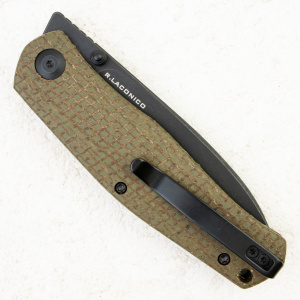 Нож CIVIVI Sokoke Front Flipper & Thumb Stud, 14C28N, Micarta Green, C22007-2 - складной туристические ножи из стали Нож CIVIVI Sokoke Front Flipper & Thumb Stud, 14C28N, Micarta Green, C22007-2 - складной туристические ножи из стали
