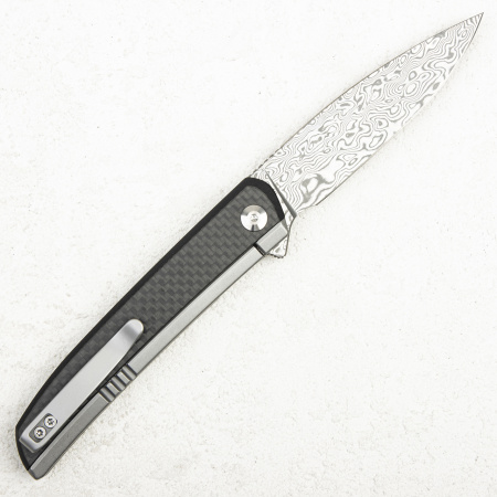 Нож CIVIVI Savant, Damascus, G10/Carbon Black - купить в интернет-магазине Blademan