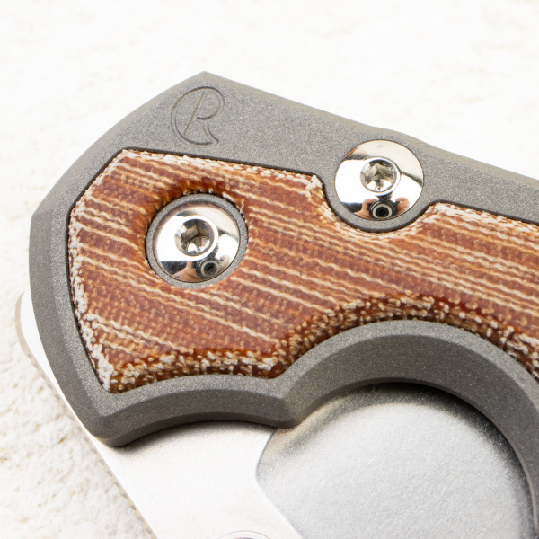 Нож Chris Reeve Large Sebenza 31 Inlay, CPM MagnaCut, Titanium / Natural Canvas Micarta - складной туристические ножи из стали