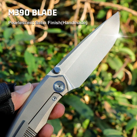 Нож Remette Wild Species, M390, Titanium Gray Handle, WD108-G Нож Remette Wild Species, M390, Titanium Gray Handle, WD108-G
