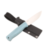 Нож OWL Hoot S, N690 Cryo, Micarta Jeans Blue Handle, Kydex