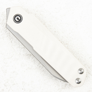 Нож CIVIVI Ki-V Plus, Nitro-V Silver Reverse Tanto, G10 Ivory - складной туристические ножи из стали Нож CIVIVI Ki-V Plus, Nitro-V Silver Reverse Tanto, G10 Ivory - складной туристические ножи из стали