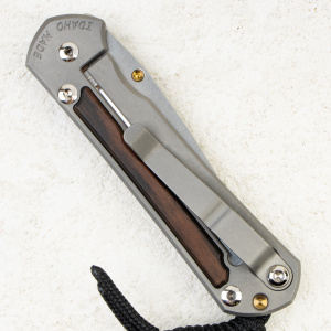Нож Chris Reeve Small Sebenza 31 Inlay, Polished CPM MagnaCut, Titanium/Macassar Ebony Handle, S31-1140 Нож Chris Reeve Small Sebenza 31 Inlay, Polished CPM MagnaCut, Titanium/Macassar Ebony Handle, S31-1140