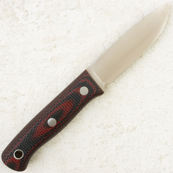 Нож Южный Крест ЯГД, Elmax, Convex, Micarta Black/Red, Насечка