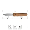 Нож Remette Swordfish Drop-Point, S35VN, Titanium Bronze/Carbon Black Inlay Handle, ZL103D9