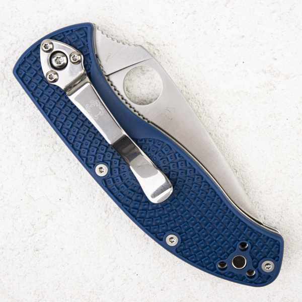 Нож Spyderco Tenacious, S35VN, FRN Blue, C122PBL