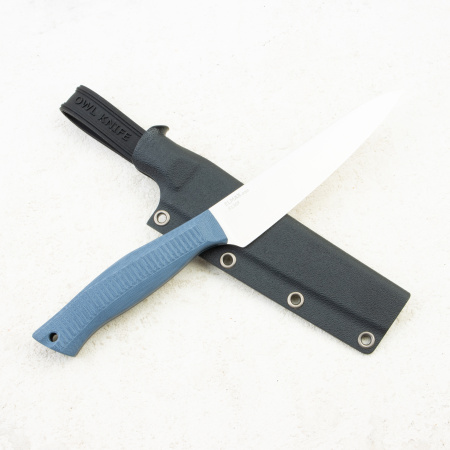 Нож OWL S130 F Универсал, Elmax Cryo, G10 Navy Blue, Kydex, (Эксклюзивный цвет)