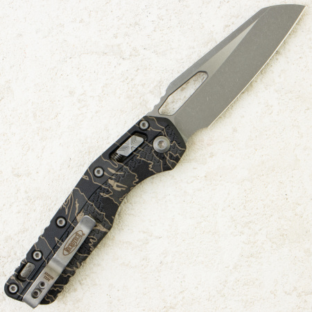 Нож Microtech MSI, Apocalyptic, M390, Polymer Tiger Stripe Camo, 210T-10 Нож Microtech MSI, Apocalyptic, M390, Polymer Tiger Stripe Camo, 210T-10