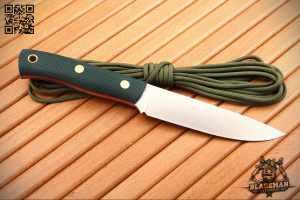 Нож Южный Крест ТКК, N690, Микарта изумруд/насечка - купить в интернет-магазине Blademan