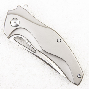 Нож Brous Blades Exo, D2 Satin, Titanium, BRB90 Нож Brous Blades Exo, D2 Satin, Titanium, BRB90