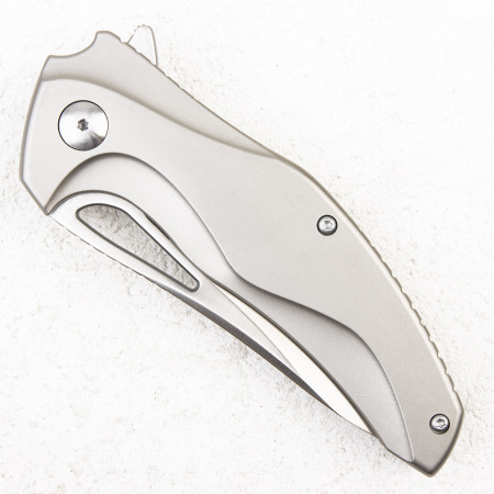 Нож Brous Blades Exo, D2 Satin, Titanium, BRB90