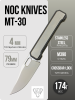 Нож NOC Knives MT-30, M390, DLC Stainless Steel Handle with Titanium Gray Inlay, MT-3008