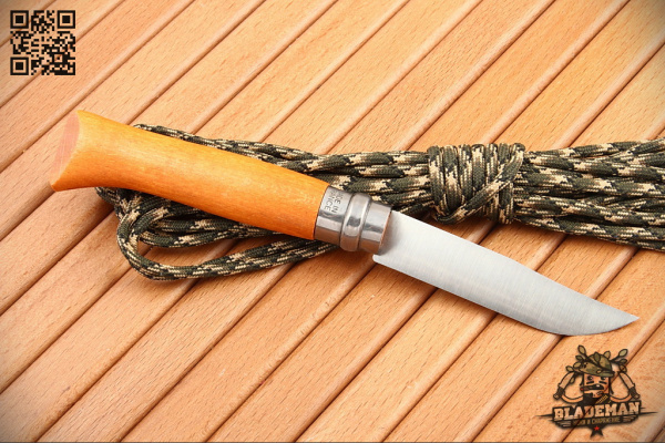 Нож Opinel №8, Углеродистая сталь, Бук, Блистер