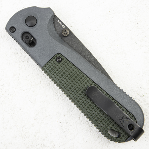 Нож Benchmade Redoubt, CPM D2 Combo, Grivory Gray/Green, 430SBK