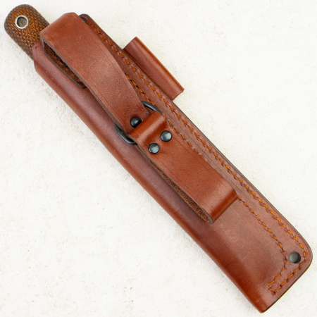 Нож Южный Крест Кефарт L, Elmax, Convex, Micarta Coyote, Насечка