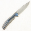 Нож WE Knife Zonda, CPM 20CV, Marble Carbon / Titanium Handle - купить в интернет-магазине Blademan