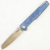 Mr.Blade Snob by Сергей Шнуров, M390, Titanium Blue Mr.Blade Snob by Сергей Шнуров, M390, Titanium Blue