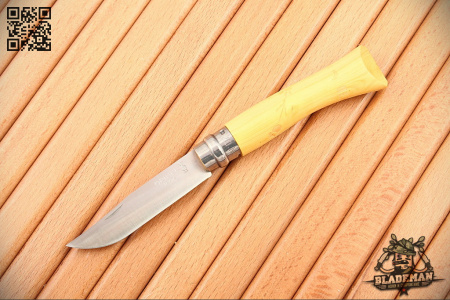 Нож Opinel №7 Nature, Нержавеющая сталь, Самшит, Гравировка следы - купить в интернет-магазине Blademan