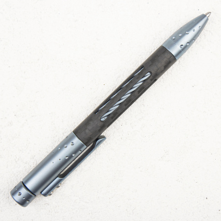 Ручка lion STEEL Nyala, Carbon Fiber, Blue Frosted - купить в интернет-магазине Blademan