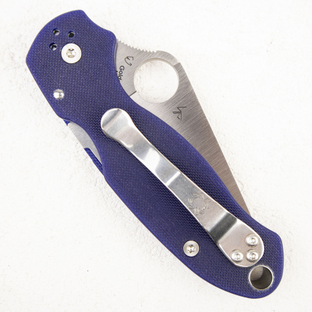 Нож Spyderco Paramilitary 3, CPM S110V, G10 Dark Blue, C223GPDBL