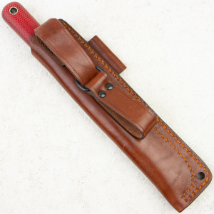 Нож Южный Крест Кефарт L, Elmax, Convex, Micarta Red, Насечка