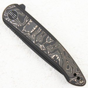 Нож WE Knife Smooth Sentinel, 20CV, Titanium/Carbon+Copper Foil - складной туристические ножи из стали Нож WE Knife Smooth Sentinel, 20CV, Titanium/Carbon+Copper Foil - складной туристические ножи из стали