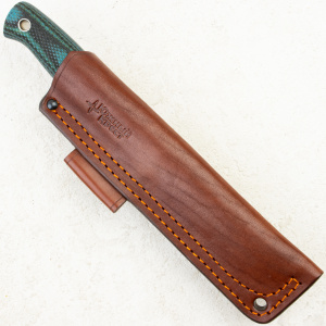 Нож Южный Крест Росомаха, VG-10, Convex, Micarta Black/Blue Handle, 215