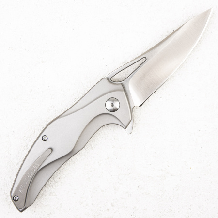 Нож Brous Blades Exo, D2 Satin, Titanium, BRB90