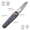 Нож Remette Infinite Power, M390, Titanium Purple Handle, RTIP-G