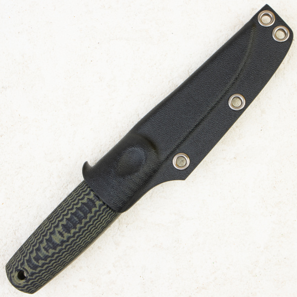 Нож OWL North XS F, CROMAX Cryo, G10 Black/Olive, Kydex