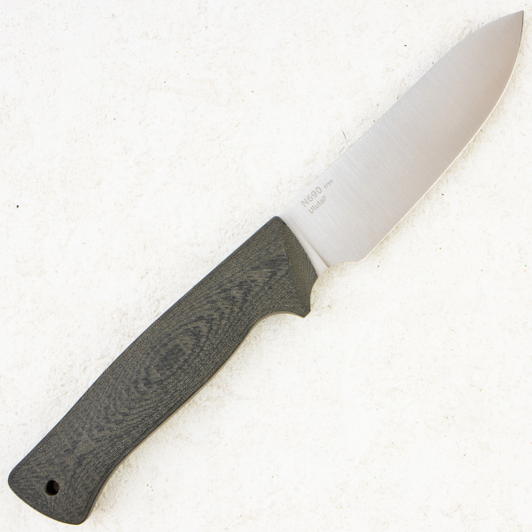 Нож OWL Ulula F, N690 Cryo, Micarta Black, Kydex