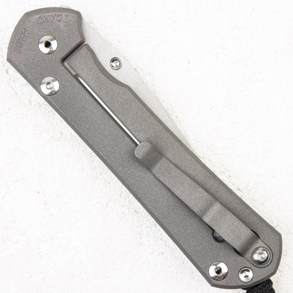 Нож Chris Reeve Large Sebenza 31 Unique Graphic, S45VN, Titanium/Cabochon Hematite - складной туристические ножи из стали