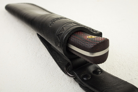 Нож Южный Крест Fox S, СPR, Конвекс, Микарта Красно-Черная - купить в интернет-магазине Blademan