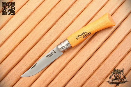Нож Opinel №7, Углеродистая сталь, Бук - купить в интернет-магазине Blademan