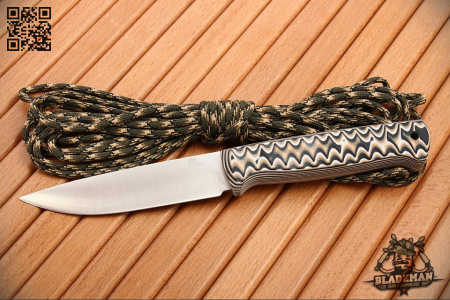 OWL Otus F, Sleipner, G10 тигр белый, Кожа - купить в интернет-магазине Blademan