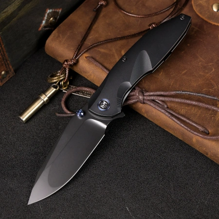 Нож Remette Cool Whale, M390, Titanium Black Handle, RTCL-T4