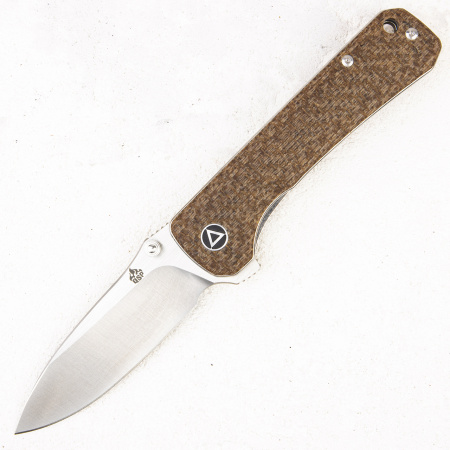 Нож QSP Hawk, 14C28N, Micarta Brown