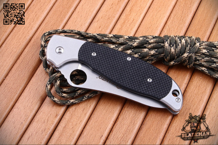 Нож Ganzo G7372-BK, Чёрный, Stonewashed - купить в интернет-магазине Blademan