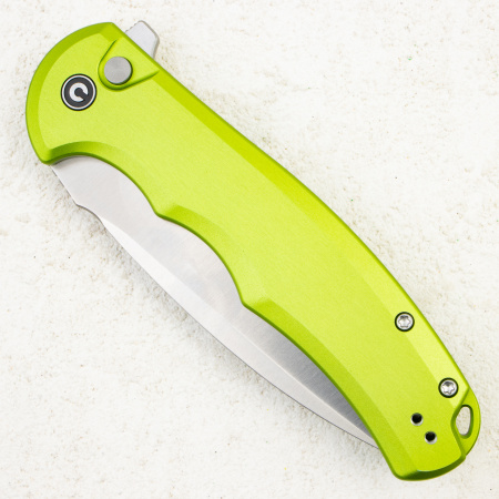 Нож CIVIVI Praxis Button Lock, Nitro-V, Green Aluminum Handle, C18026E-3
