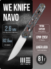 Нож WE Knife Navo, CPM 20CV,  Nebula Fat Carbon Fiber/Titanium