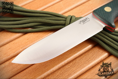 Нож Южный Крест - Кедр, N690, Конвекс, Изумрудная Микарта - купить в интернет-магазине Blademan