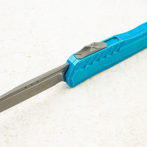Нож Microtech Cypher II, Apocalyptic, M390MK, Aluminum Marbled Blue, 1241-10 MBL Нож Microtech Cypher II, Apocalyptic, M390MK, Aluminum Marbled Blue, 1241-10 MBL