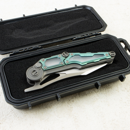 Нож NOC Knives MT-32, M390, Titanium Green Handle, MT-3210 Нож NOC Knives MT-32, M390, Titanium Green Handle, MT-3210