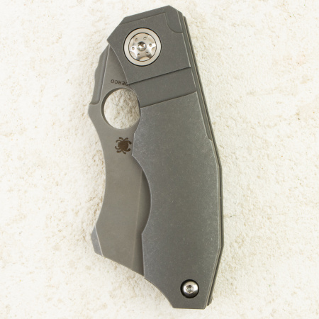 Нож Spyderco Stovepipe, CPM 20CV, Titanium Handle, C260TIP Нож Spyderco Stovepipe, CPM 20CV, Titanium Handle, C260TIP